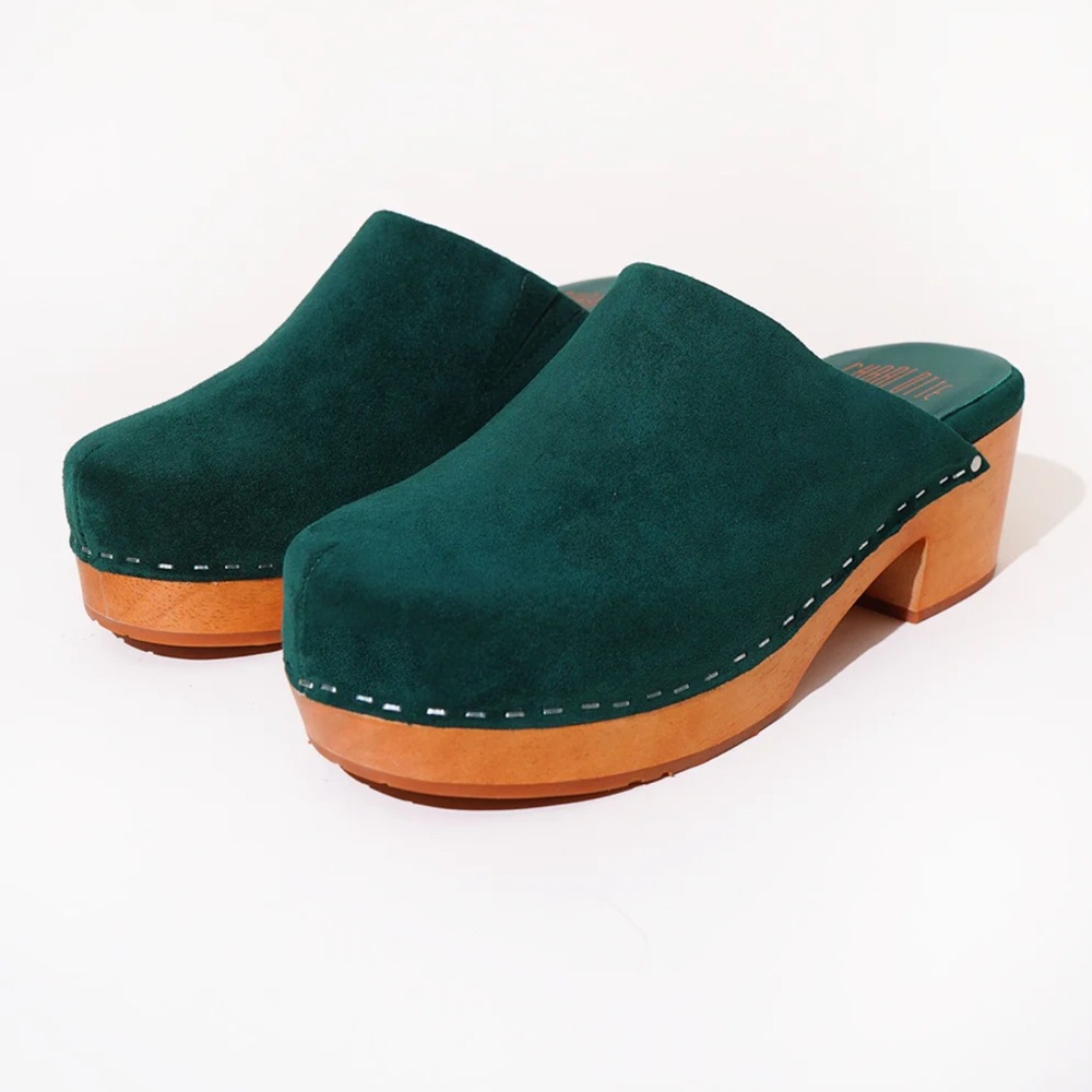 Charlotte Stone Emerald Martino Clogs
